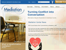 Tablet Screenshot of dutchessmediation.org